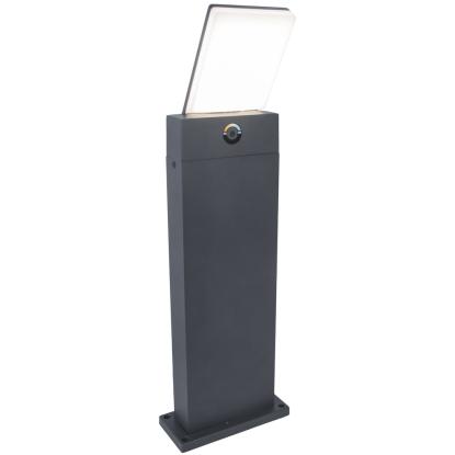LUTEC PANO udendørs LED bedlampe, 1 lyskilde, H63,5 cm, IP54, mørk grå
