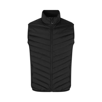 ID 0892 bodywarmer vest med stretch, sort