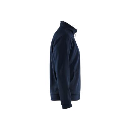 Blåkläder 3362 sweatshirt full zip, mørk marineblå/hi-vis gul