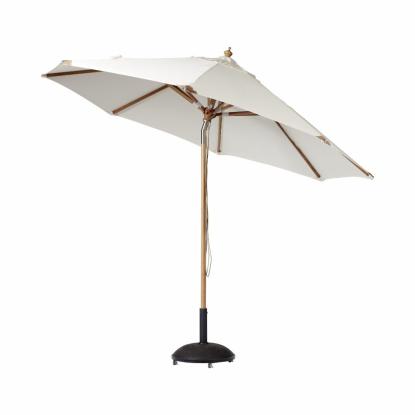 Cinas Pomino parasol, gråhvid, olefin, Ø3,3 meter