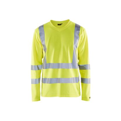 Blåkläder 3381 high vis UV t-shirt lang ærme, hi-vis gul