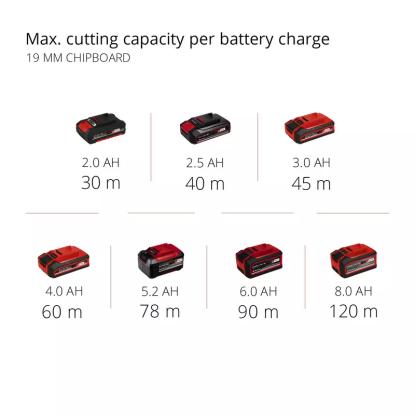 Einhell TE-CS 18/150 Li rundsav, 18 V, maks. 48 mm/Ø150 mm, uden batteri og lader Einhell TE-CS 18/150 Li rundsav, 18 V, maks. 48 mm/Ø150 mm, uden bat