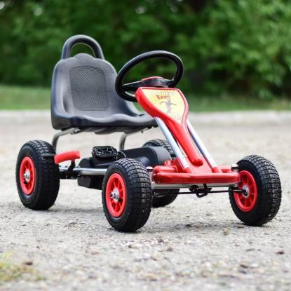 Elite Toys FX2 Edition gokart med gummihjul, rød
