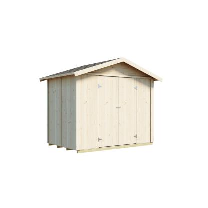 Luoman Lillevilla 615 redskabsskur med dobbeltdør - 3,8 m²