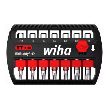 Wiha BitBuddy bitsæt TY slagbit, torx, 49 mm -7 dele