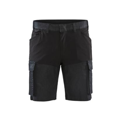 Blåkläder 1437 service shorts stretch, marineblå/sort