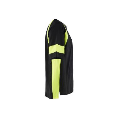 Blåkläder 3523 t-shirt, sort/hi-vis gul