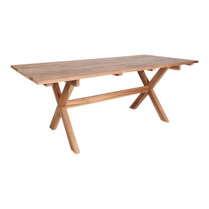 Spisebord i genbrugsteak 200x90xh75cm