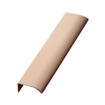Beslag Design Edge Straight profilgreb, 200 mm, børstet kobber