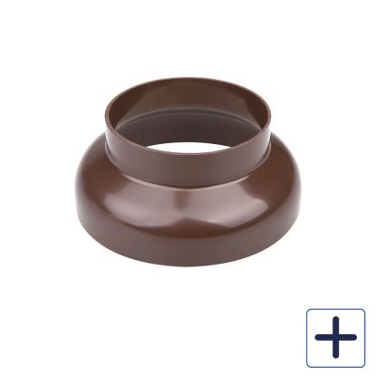 Plastmo speciel brøndkrave, PVC, brun, Ø110 mm