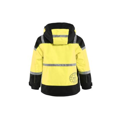 Blåkläder 4858 børne vinterjakke, sort/hi-vis gul