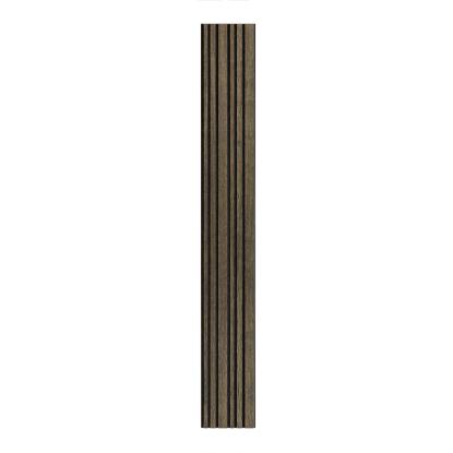 I-Wood Basic Mixed akustikpanel, sort olieret, sort filt og sort kerne, egefiner, 17 x 300 mm 