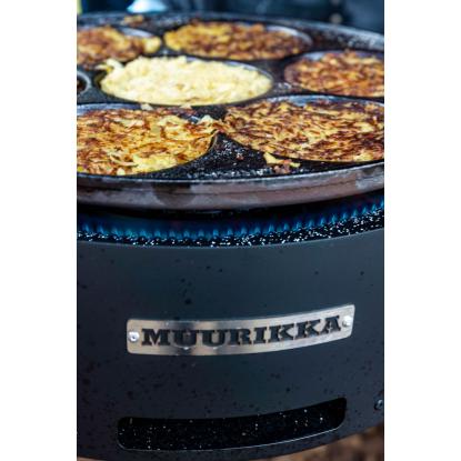 Muurikka grillpande, støbejern, Ø42 cm 