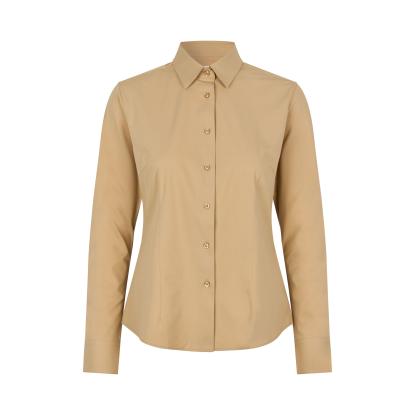 Seven Seas S52 hybridskjorte, modern, dame, sand