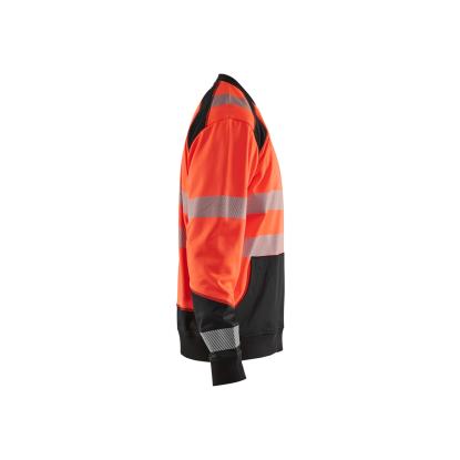 Blåkläder 3541 high vis sweatshirt, hi-vis rød/sort