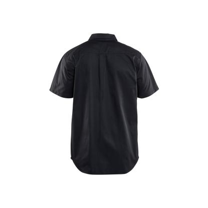 Blåkläder 3296 twill skjorte kort ærme, sort