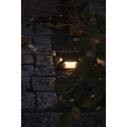 Norlys Rena LED nedgravningsspot, firkant, GU10, IP68, sort