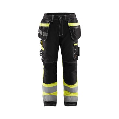 Blåkläder 1794 high vis buks med stretch, sort/hi-vis gul