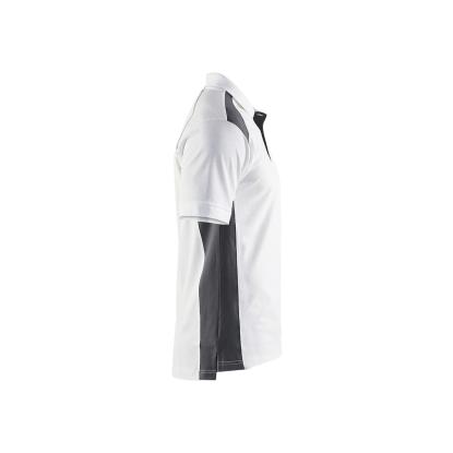 Blåkläder 3324 poloshirt, hvid/mørk grå