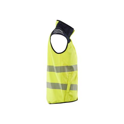 Blåkläder 3849 multinorm softshell vest, hi-vis gul/marineblå