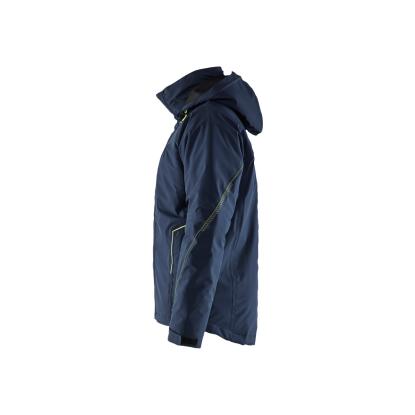 Blåkläder 4484 letforet vinterjakke 4-vejs stretch, mørk marineblå/hi-vis gul