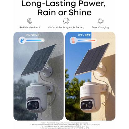 eufy C37 eufyCam sikkerhedskamera, 2K, batteridrevet