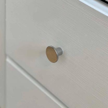 Beslag Design Como knop, Ø26 mm, krom