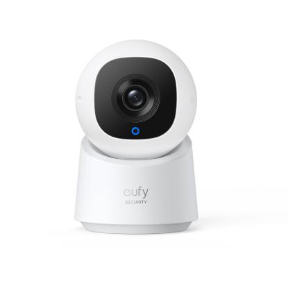 eufy C220 indendørs sikkerhedskamera med 360° dreje-, vippe- og zoomfunktion, 2K