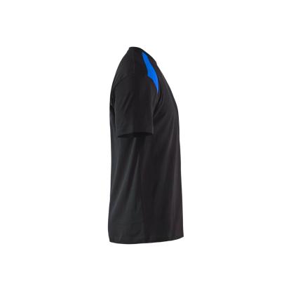 Blåkläder 3379 t-shirt, sort/koboltblå