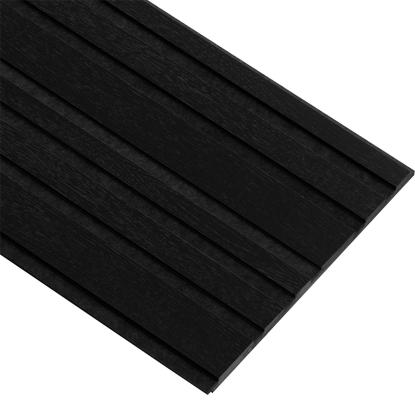 I-Wood Medio+ Mixed akustikpanel, sortmalet, sort filt og sort kerne, egefiner, 17 x 300 mm