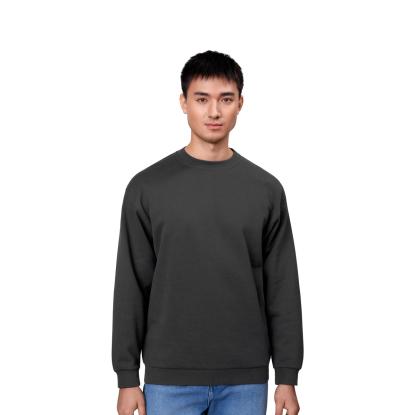 ID 0600 sweatshirt, klassisk, koks grå