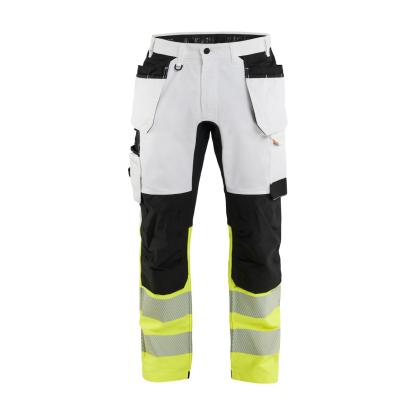 Blåkläder 1775 high vis buks, hvid/high vis gul