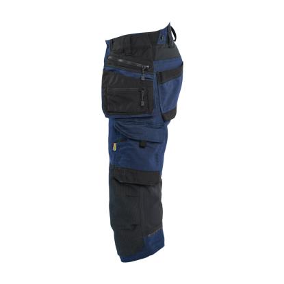 Blåkläder 1977 striker håndværkerknickers med stretch, mørk marineblå/sort