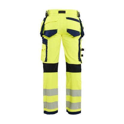 Blåkläder 1997 high vis buks 4-vejs stretch, hi-vis gul/marineblå