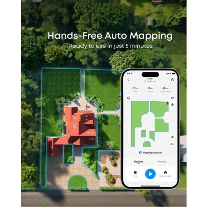 eufy E15 robotplæneklipper uden kanttråd - 800 m²