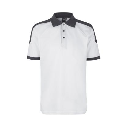 ID PRO Wear 0322 poloshirt med kontrast, hvid