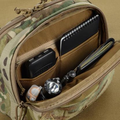 M-TAC Elite EDC skuldertaske, multicam