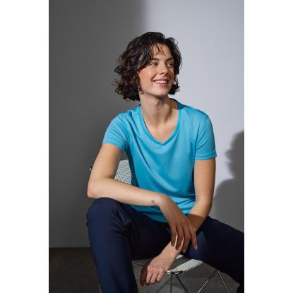 ID 2032 YES Active T-shirt, dame, cyan
