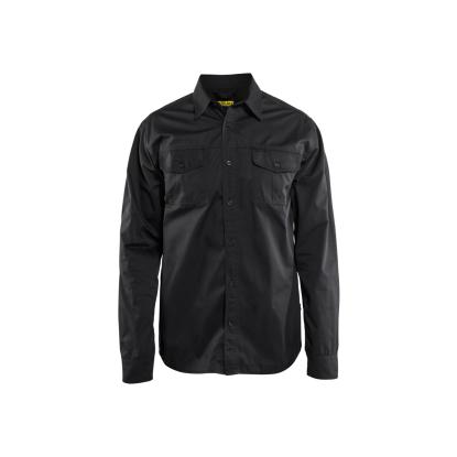 Blåkläder 3298 twill skjorte, sort