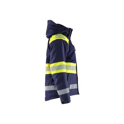 Blåkläder 4480 high vis vinterjakke, marineblå/hi-vis gul