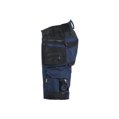 Blåkläder 1972 striker håndværkershorts med stretch, mørk marineblå/sort