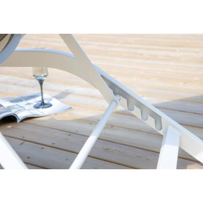 Venture Design Ramos liggestol, hvid