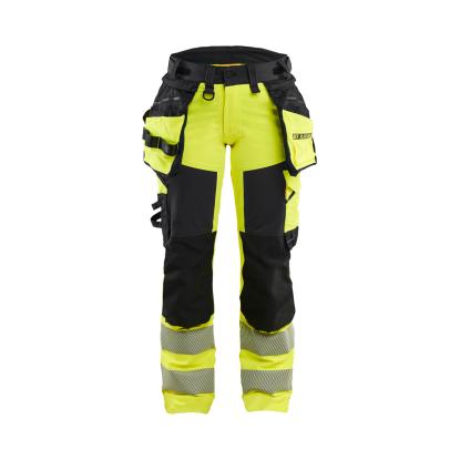 Blåkläder 7022 dame high vis buks 4-vejs stretch, hi-vis gul/sort