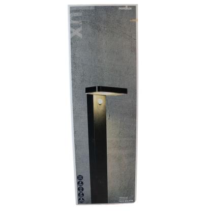 Nordlux Rica Square LED havelampe med solceller, H60 cm, sort