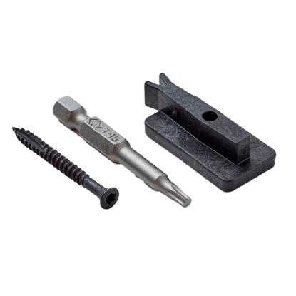 Wimex Royal Preload bort-clips inkl. skrue, sort, 45 mm - 100 stk.