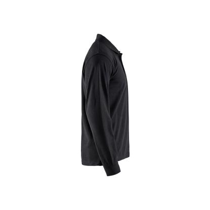 Blåkläder 3388 poloshirt lang ærme, sort