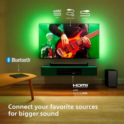 Philips TAB5309/10 soundbar med subwoofer, sort