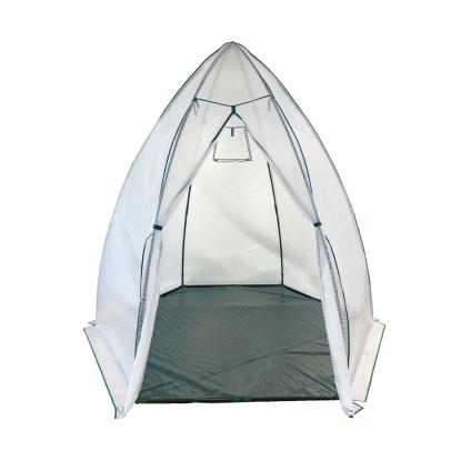 Westmann Avocado overvintringstelt/drivhus, PE-folie, hvid, 250 x 250 x 250 cm