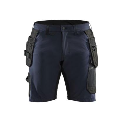 Blåkläder 1520 håndværker shorts 4-vejs stretch, mørk marineblå/sort