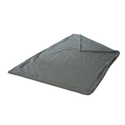 Glovii tæppe med varme, GB2G, kompatibel med enhver 2A powerbank, 140 x 80 cm, grå